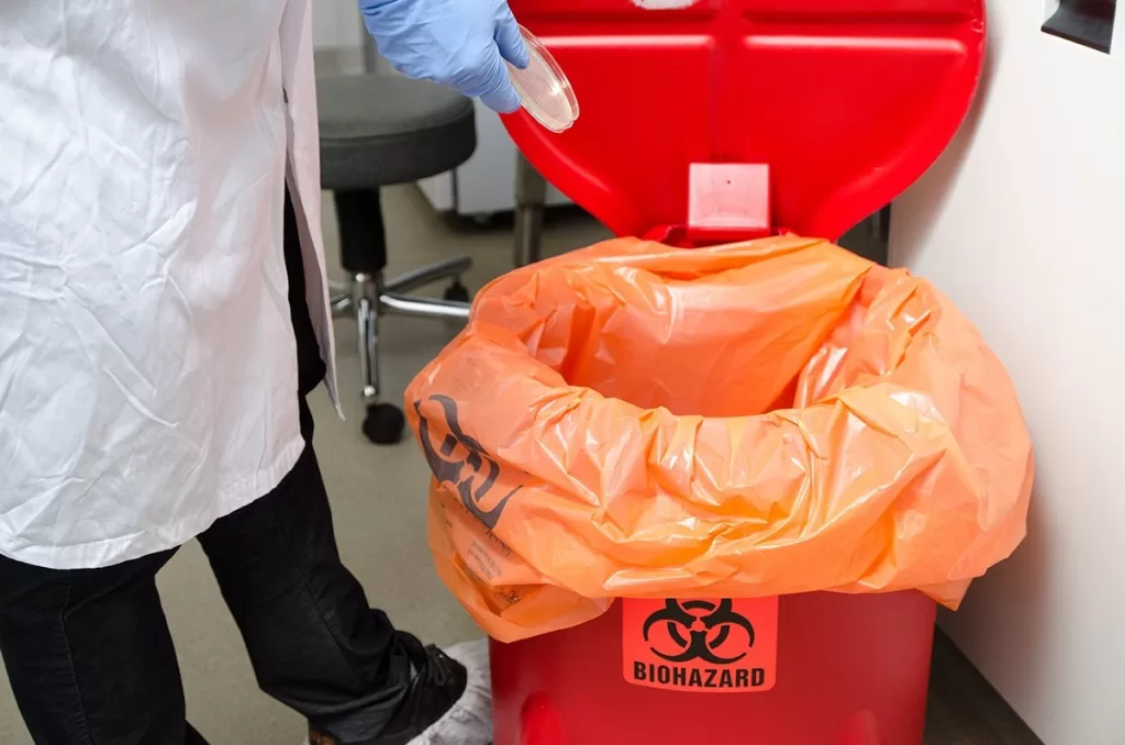 biohazardous waste